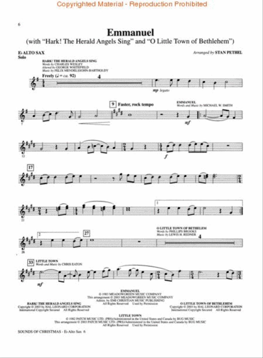 Sounds of Christmas Flute scores gallery preview page 3