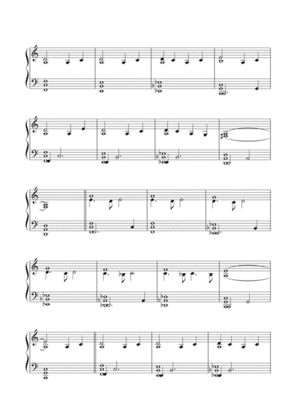Slow & Spacious Piano Sheet Music "The Sea” image number null