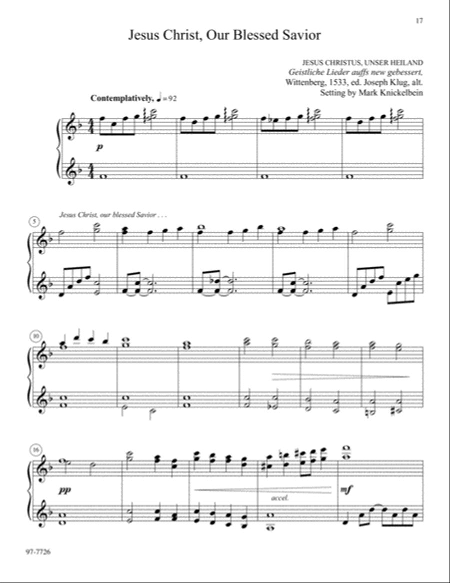Sacramental Celebrations for Piano Piano Solo scores gallery preview page 5
