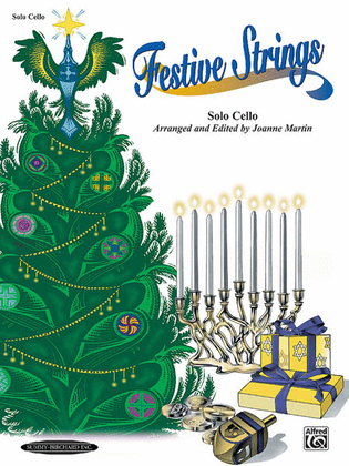 Book cover for Festive Strings for Solo Instruments