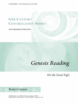 Book cover for Genesis Reading for the Great Vigil - Instrument edition