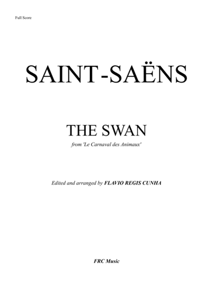 The Swan - for Cello Solo, Piano, Horns and String Orchestra image number null