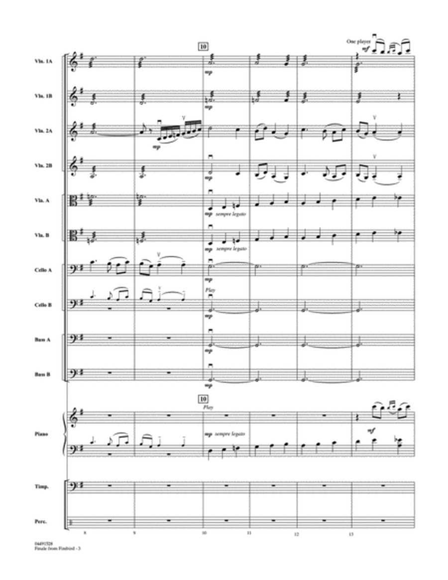Finale from Firebird (arr. Jamin Hoffman) - Conductor Score (Full Score)