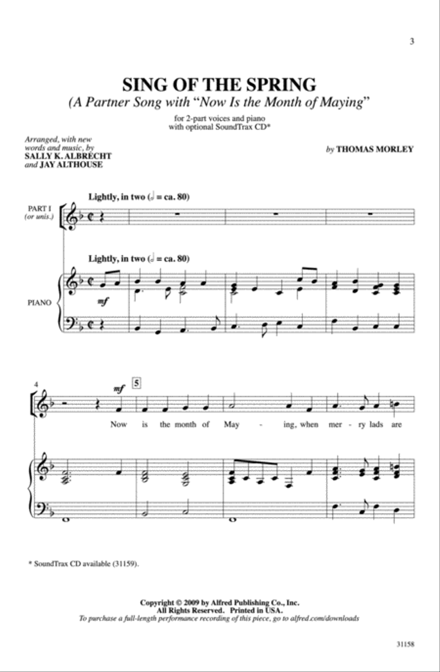 Sing of the Spring 2-Part scores gallery preview page 12