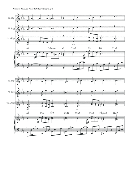 Pirouette Piano Solo Score image number null