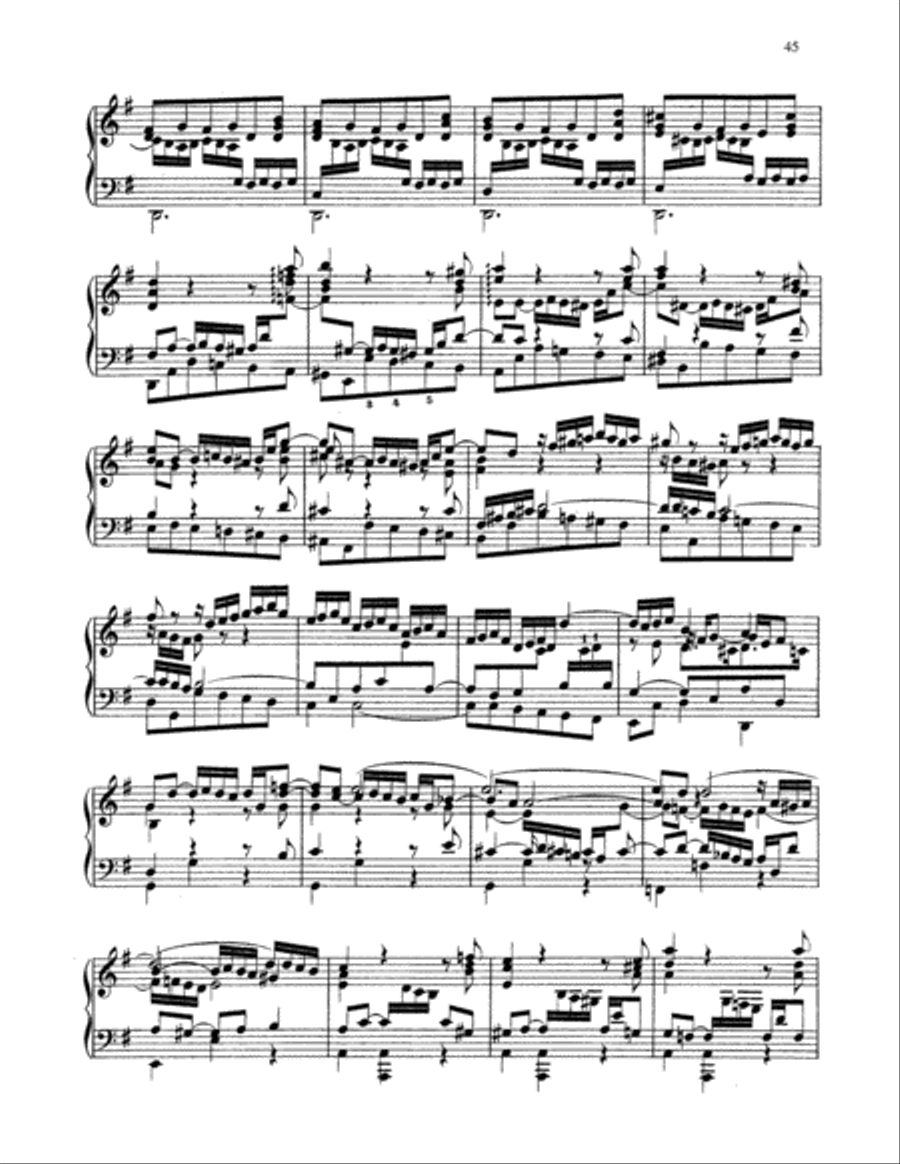Bach: Six Organ Preludes and Fugues (Arr. Franz Liszt) Organ scores gallery preview page 4