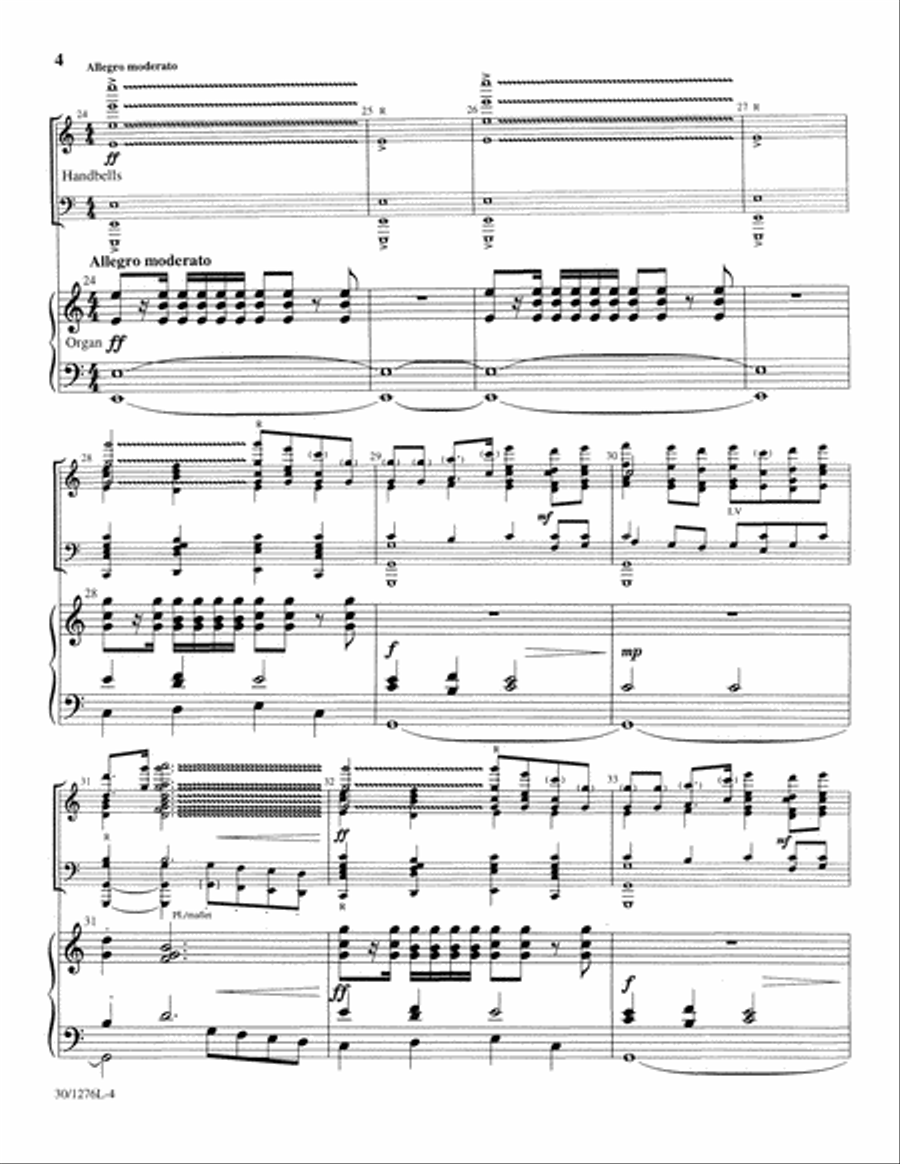 Finlandia - Organ/Director's Edition Organ scores gallery preview page 4