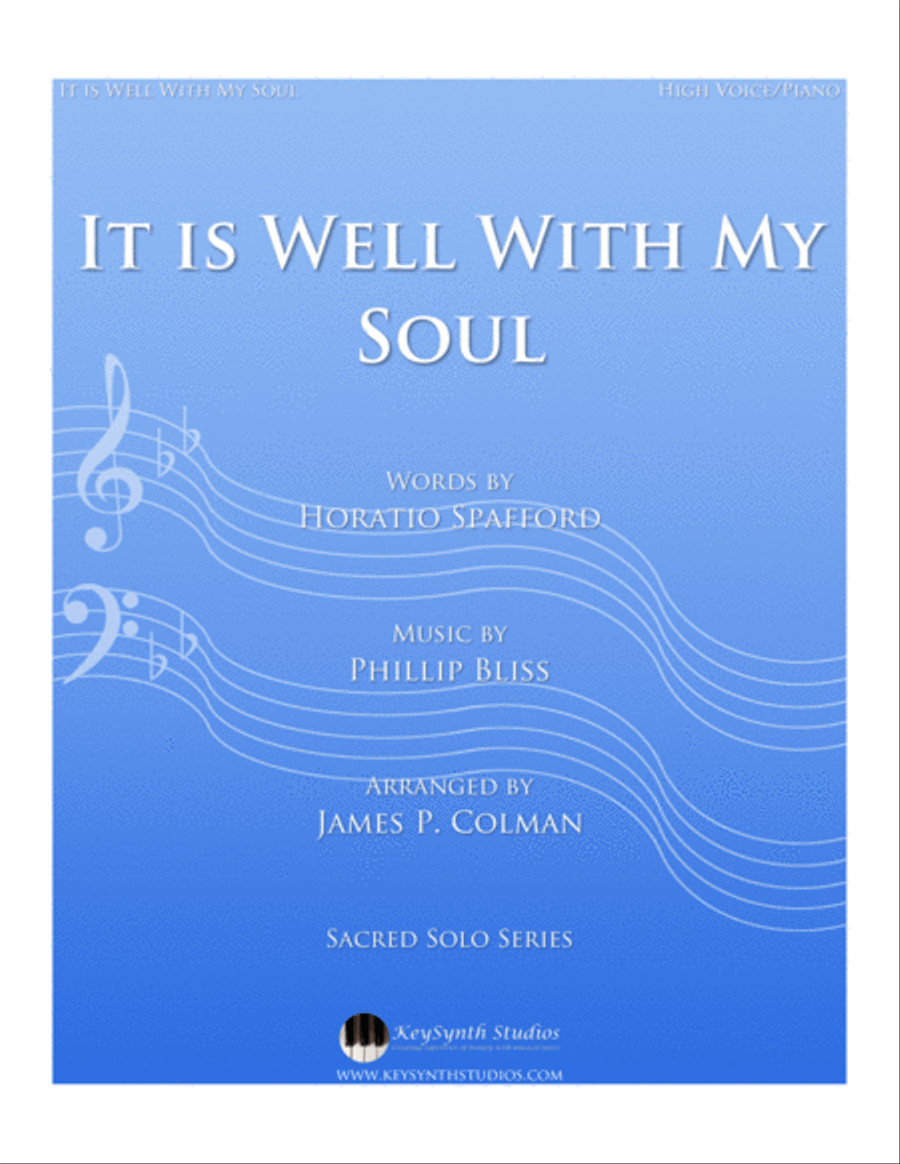 It is Well With My Soul High Voice scores gallery preview page 1