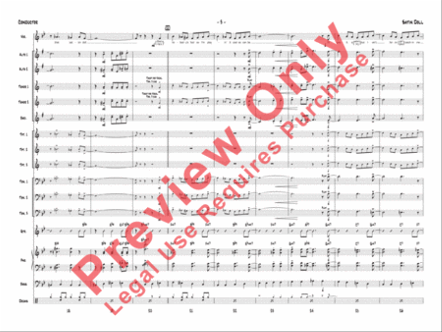 Satin Doll (score only) Satin Doll (score only) Jazz Ensemble scores gallery preview page 6