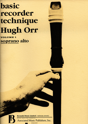 Book cover for Basic Recorder Technique – Volume 1