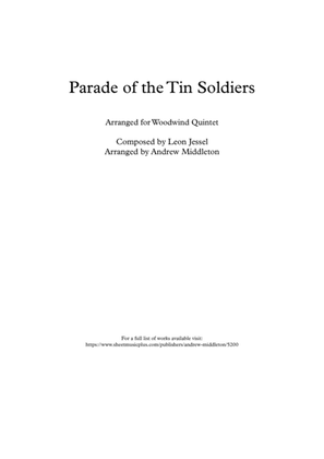 Parade of the Tin Soldiers arranged for Woodwind Quintet