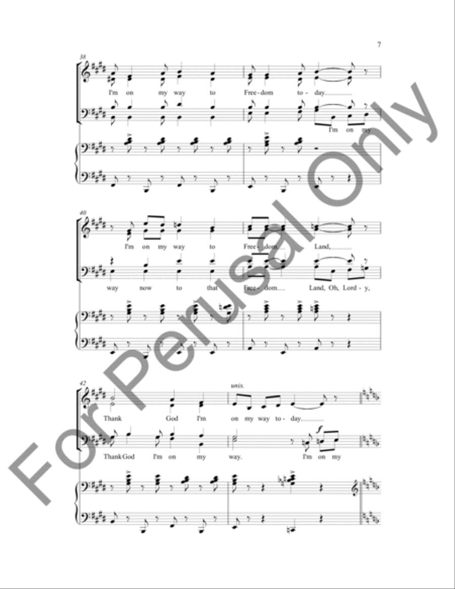 Freedom Land Freedom Land 4-Part scores gallery preview page 8