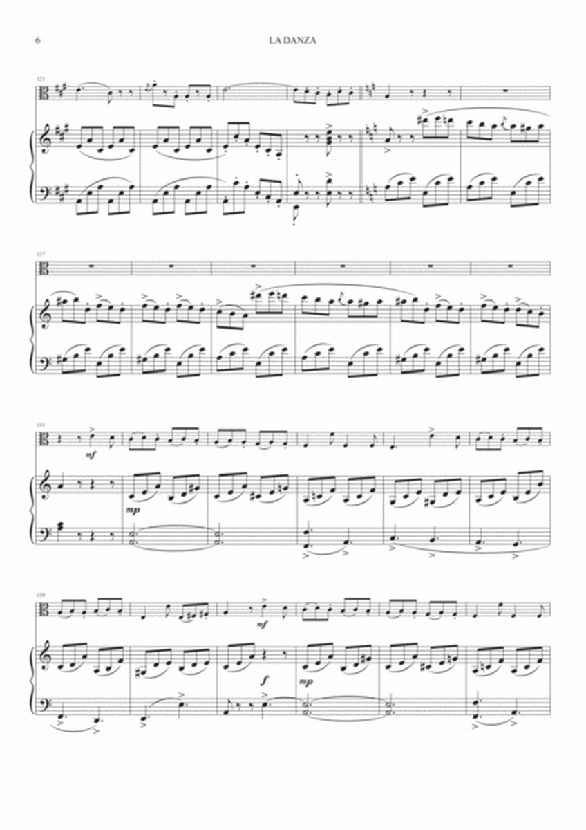 La Danza (Neapolitan Tarantella) for Viola and Piano image number null