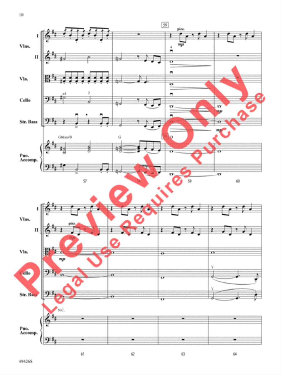 Come Fly With Me Come Fly With Me String Orchestra scores gallery preview page 11
