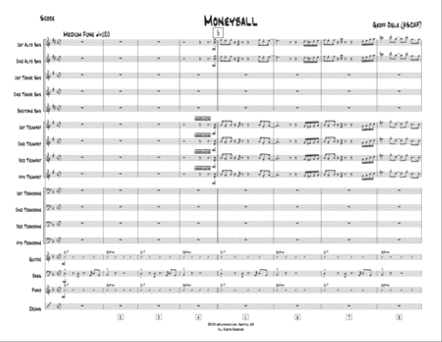 Moneyball Moneyball Jazz Ensemble scores gallery preview page 3