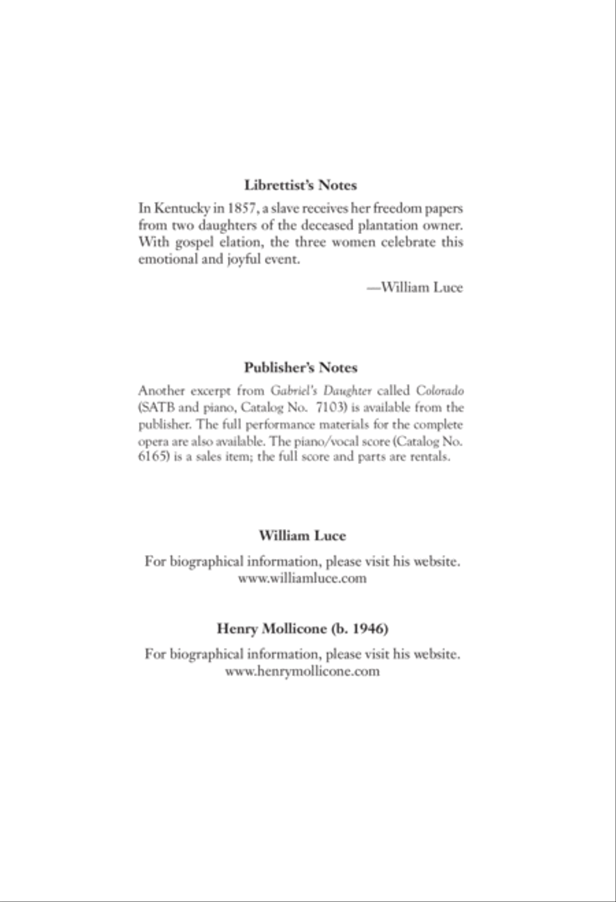 Glory Day! from Gabriel Glory Day! from Gabriel Divisi scores gallery preview page 2