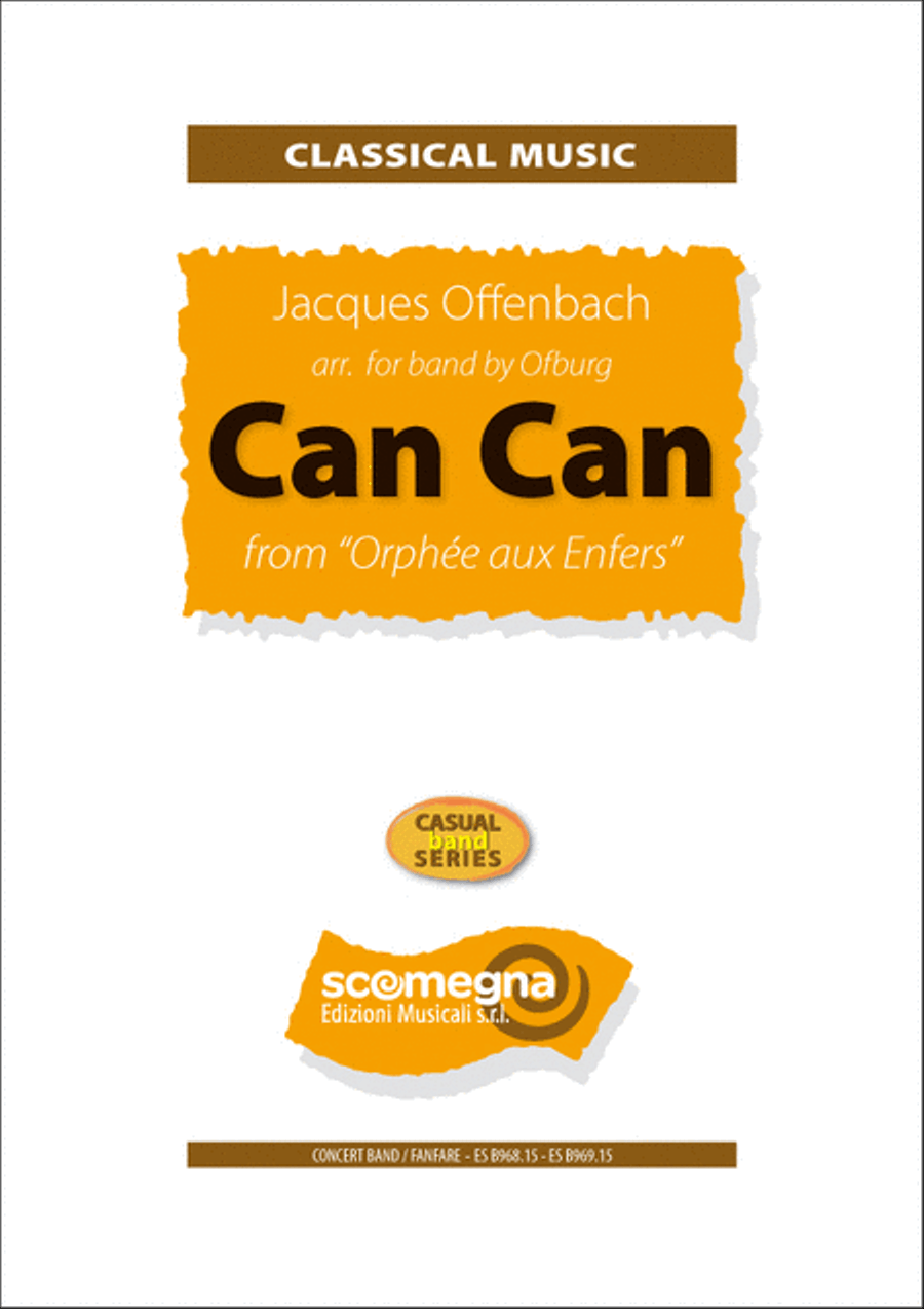 Can Can - Card Size Printed Marching Band scores gallery preview page 1