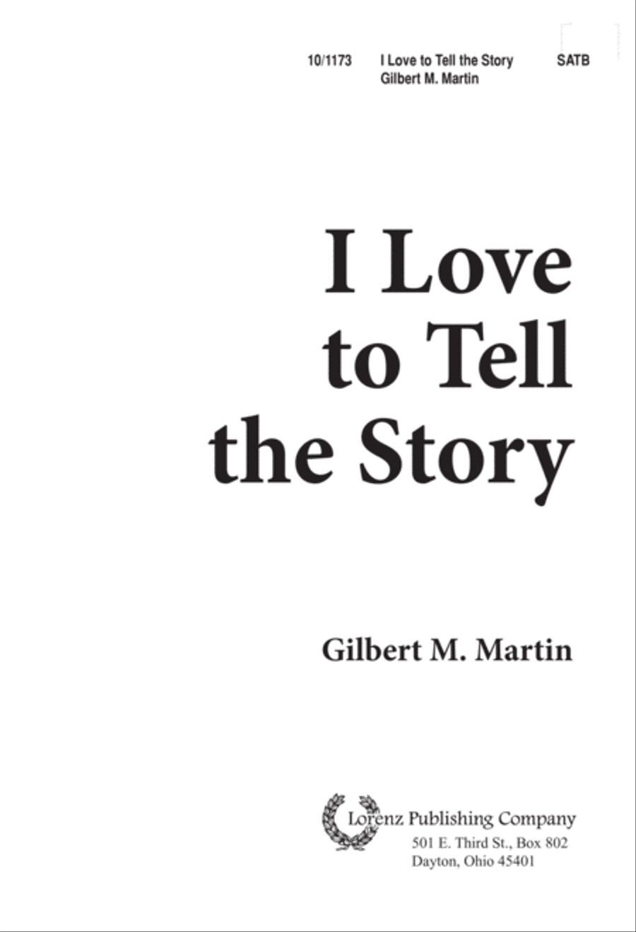 I Love to Tell the Story 4-Part scores gallery preview page 1
