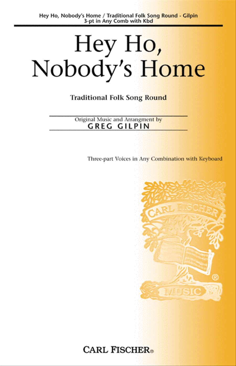 Hey Ho, Nobody's Home 3-Part scores gallery preview page 1