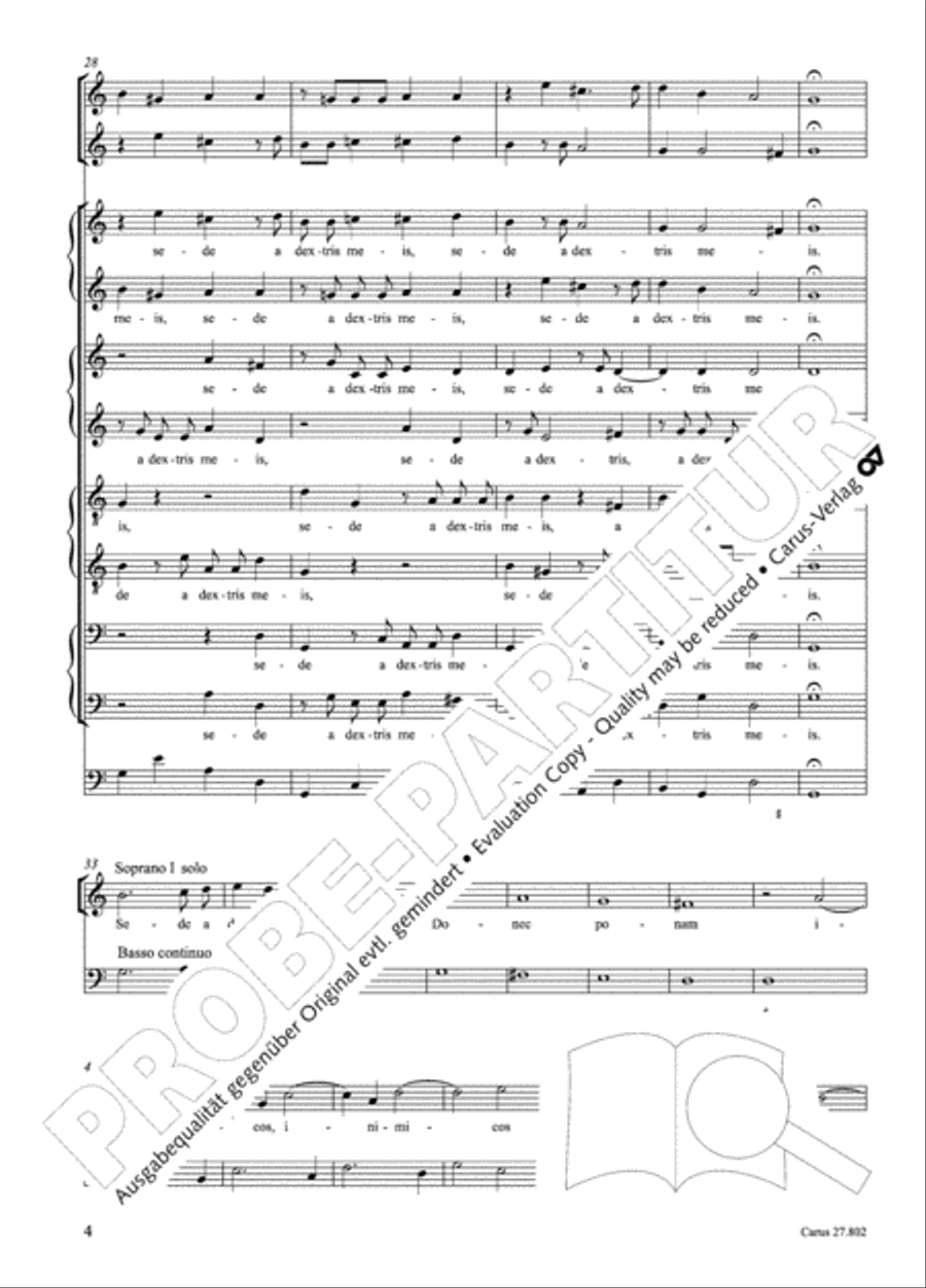 Salmi I (Selva morale e spirituale) Collection / Songbook scores gallery preview page 29