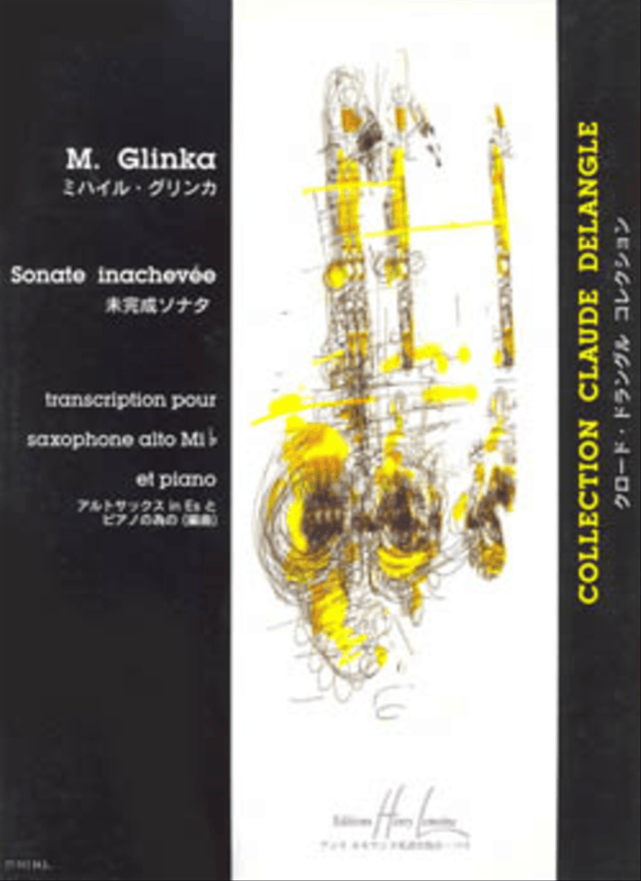 Sonate Inachevee Piano Accompaniment scores gallery preview page 1