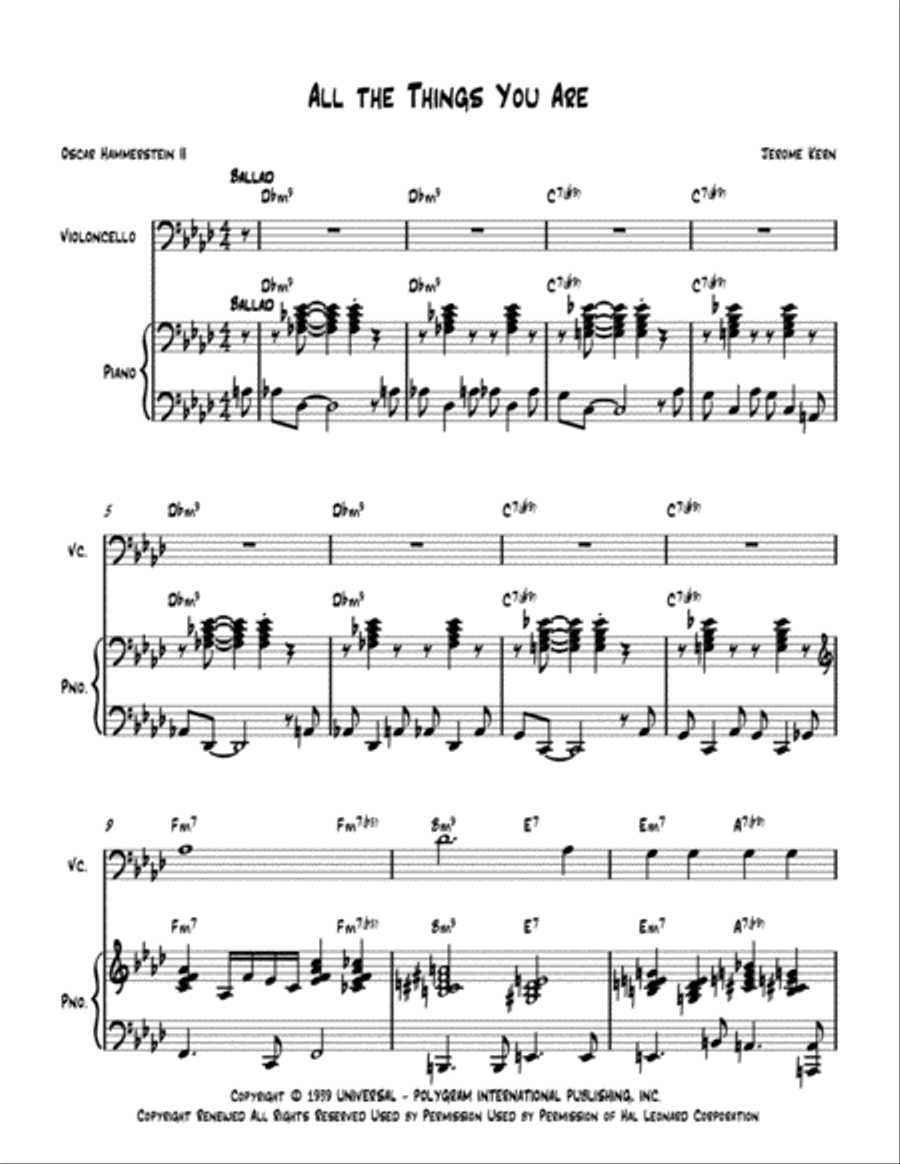 All The Things You Are Piano scores gallery preview page 2