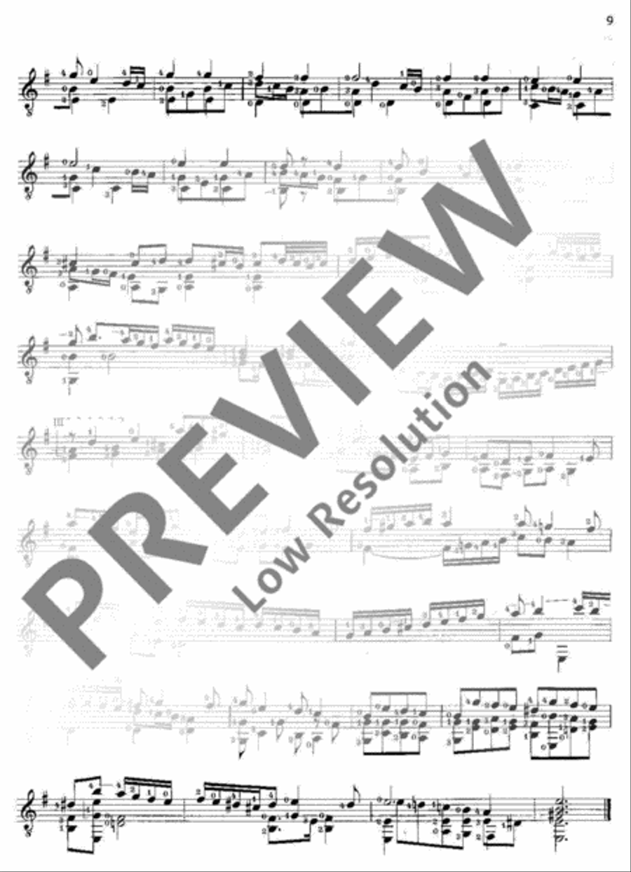 Musik der Renaissance Classical Guitar scores gallery preview page 10