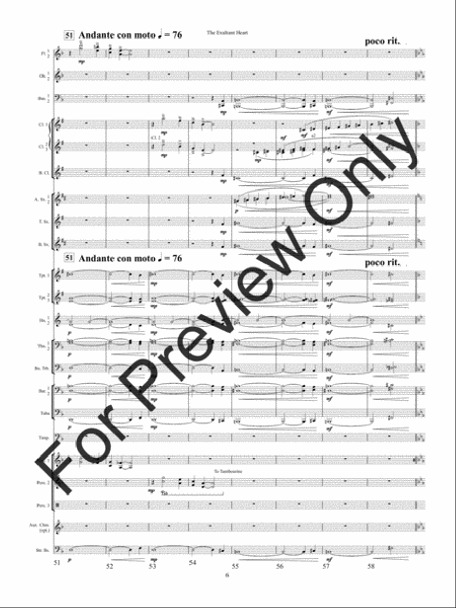The Exultant Heart Concert Band scores gallery preview page 9
