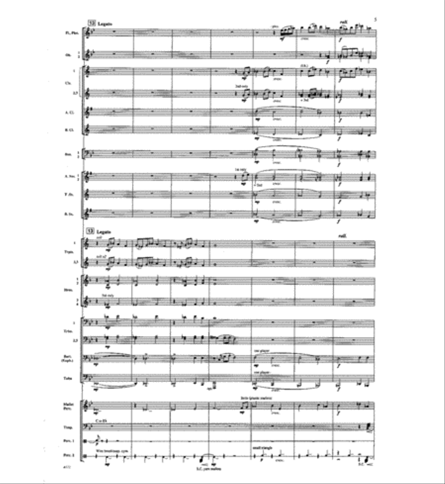 Dawn of a New Day Concert Band scores gallery preview page 4