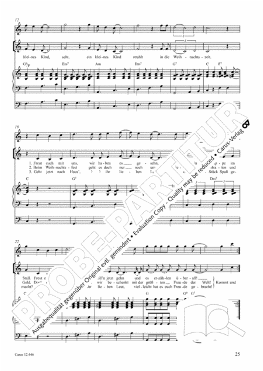 Die Freude dieser Zeit Children's Choir scores gallery preview page 26