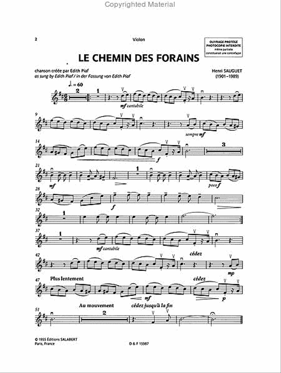 Esprit Français Esprit Français Violin Solo scores gallery preview page 2