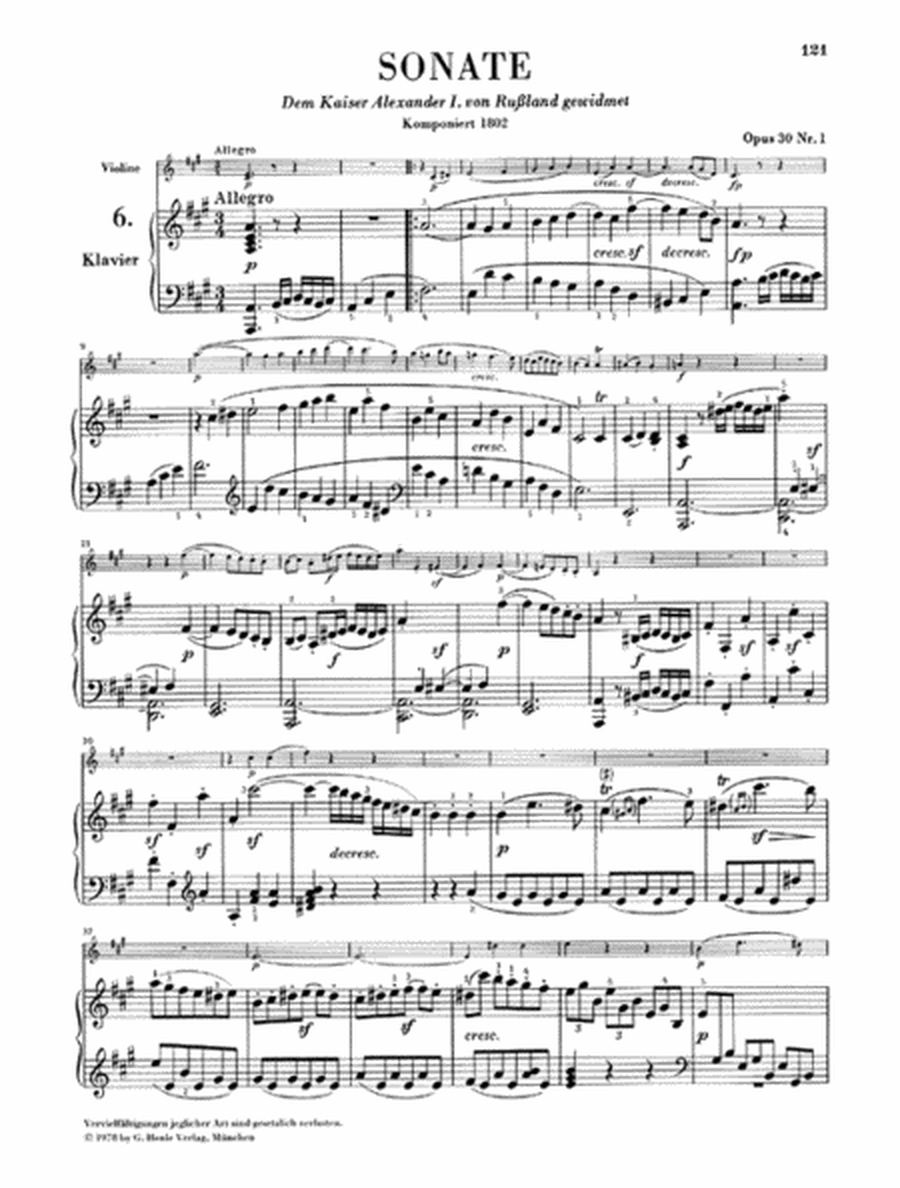 Sonatas for Piano and Violin – Volume II