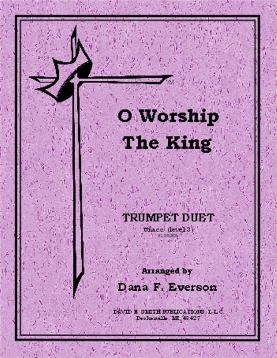 O Worship The King Brass Duet scores gallery preview page 1