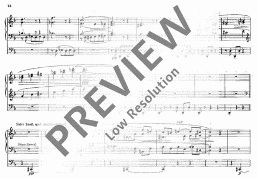 Chorale-Passacaglia Organ scores gallery preview page 15