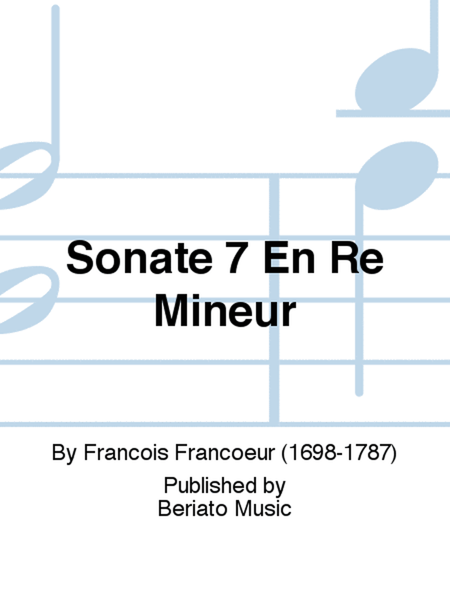 Sonate 7 En Ré Mineur