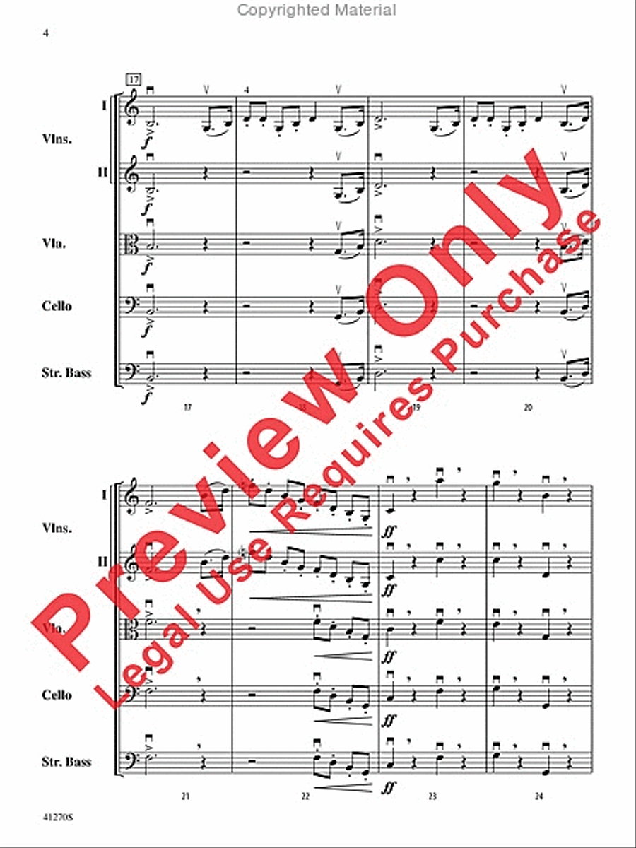 Symphony No. 1 String Orchestra scores gallery preview page 4