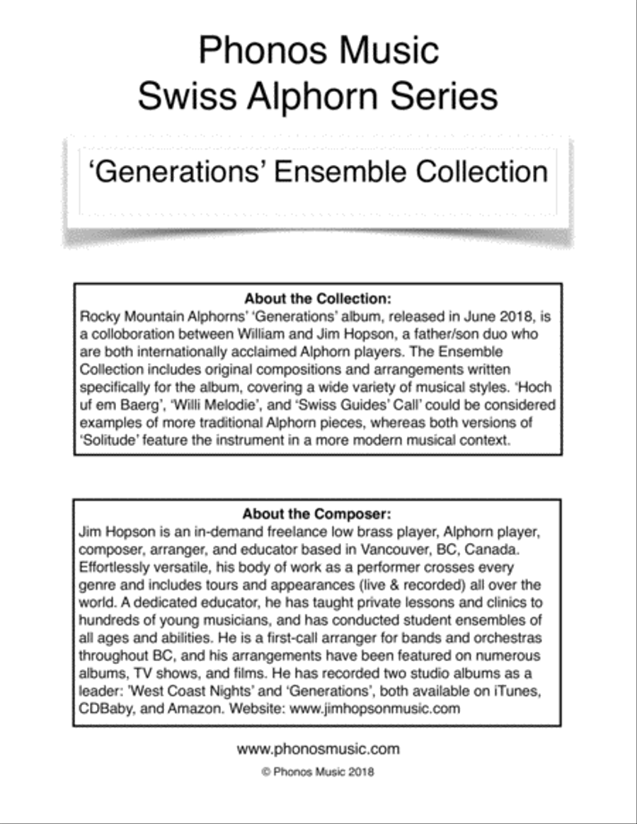 'Generations' Ensemble Collection Small Ensemble scores gallery preview page 2