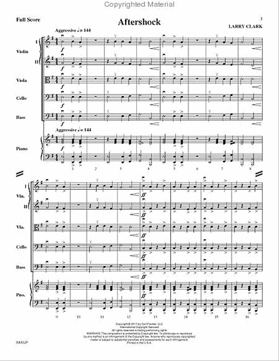 Aftershock String Orchestra scores gallery preview page 2