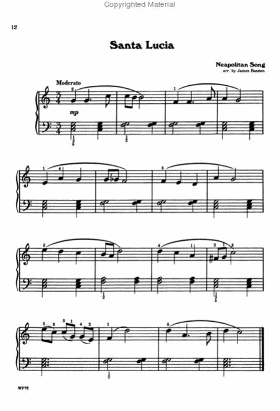Favorite Classic Melodies, Level 1 Piano Method scores gallery preview page 3