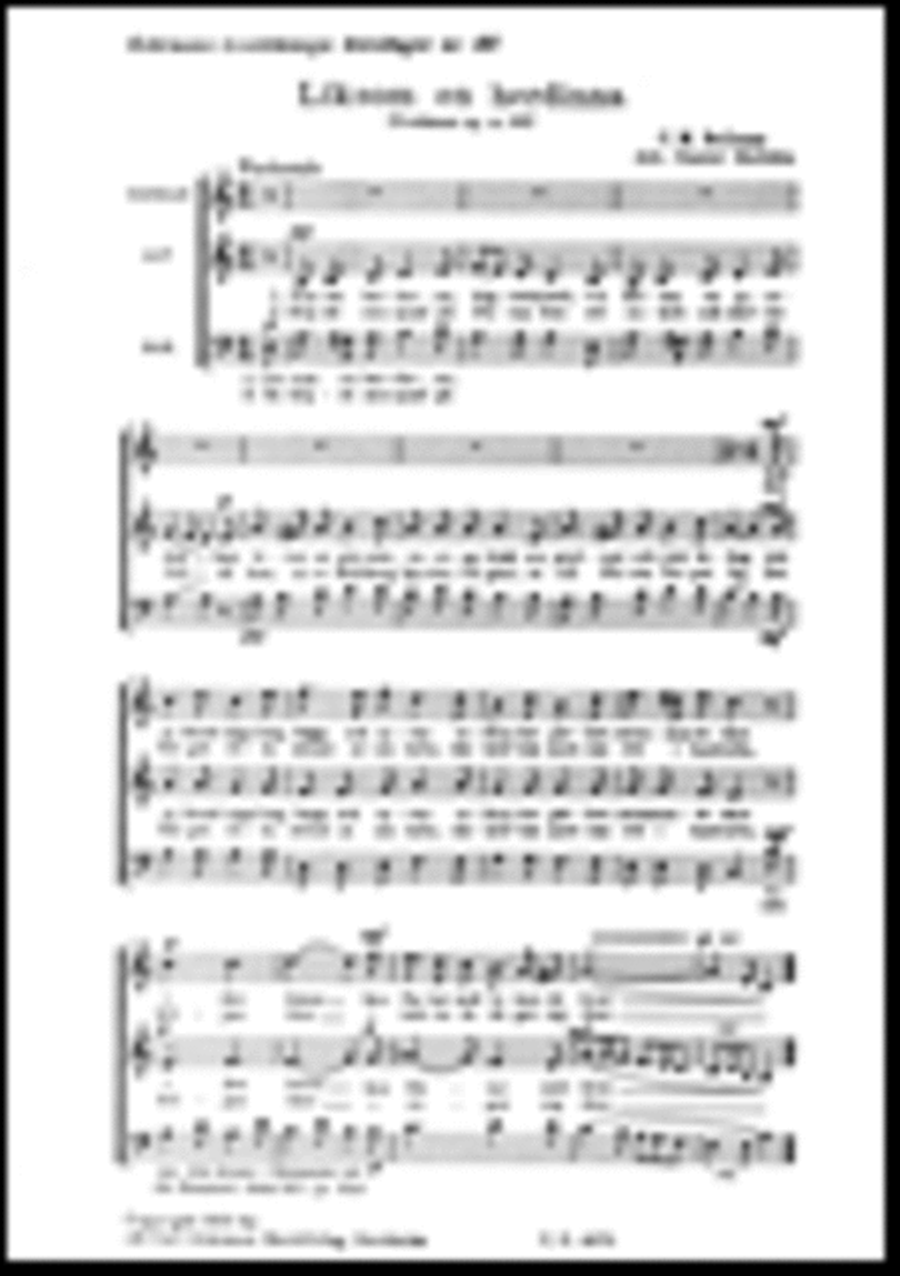 Liksom en herdinna 3-Part scores gallery preview page 1