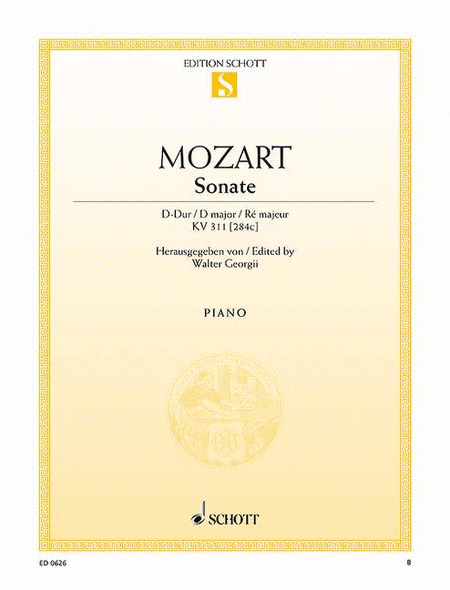 Sonata D major, K. 311 [284 c]