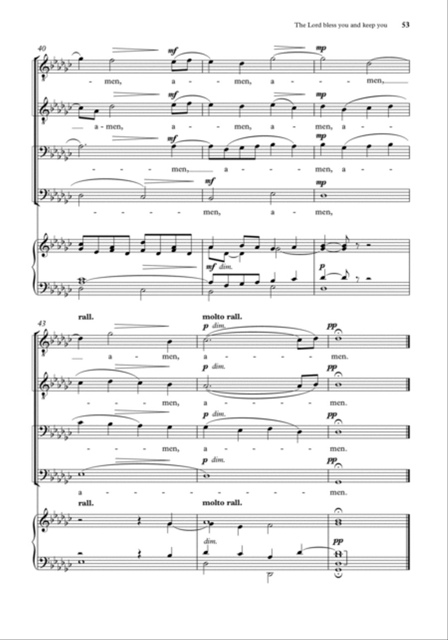 John Rutter Choral Works for TTBB choirs TTBB scores gallery preview page 18