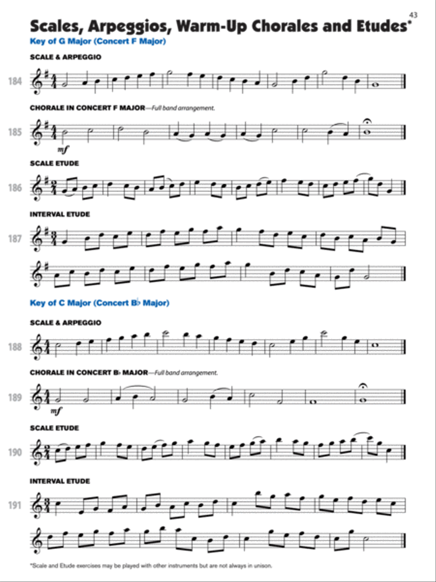Sound Innovations for Concert Band, Book 1 Concert Band Methods scores gallery preview page 4
