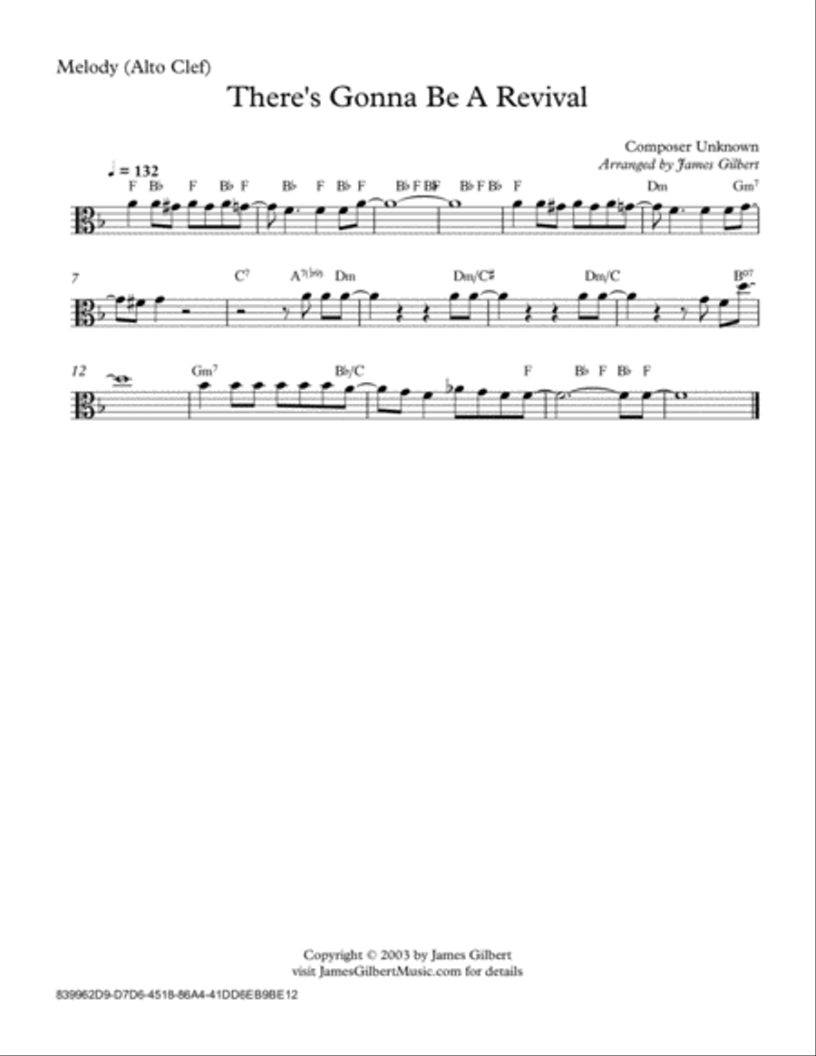 There's Gonna Be A Revival Praise scores gallery preview page 4