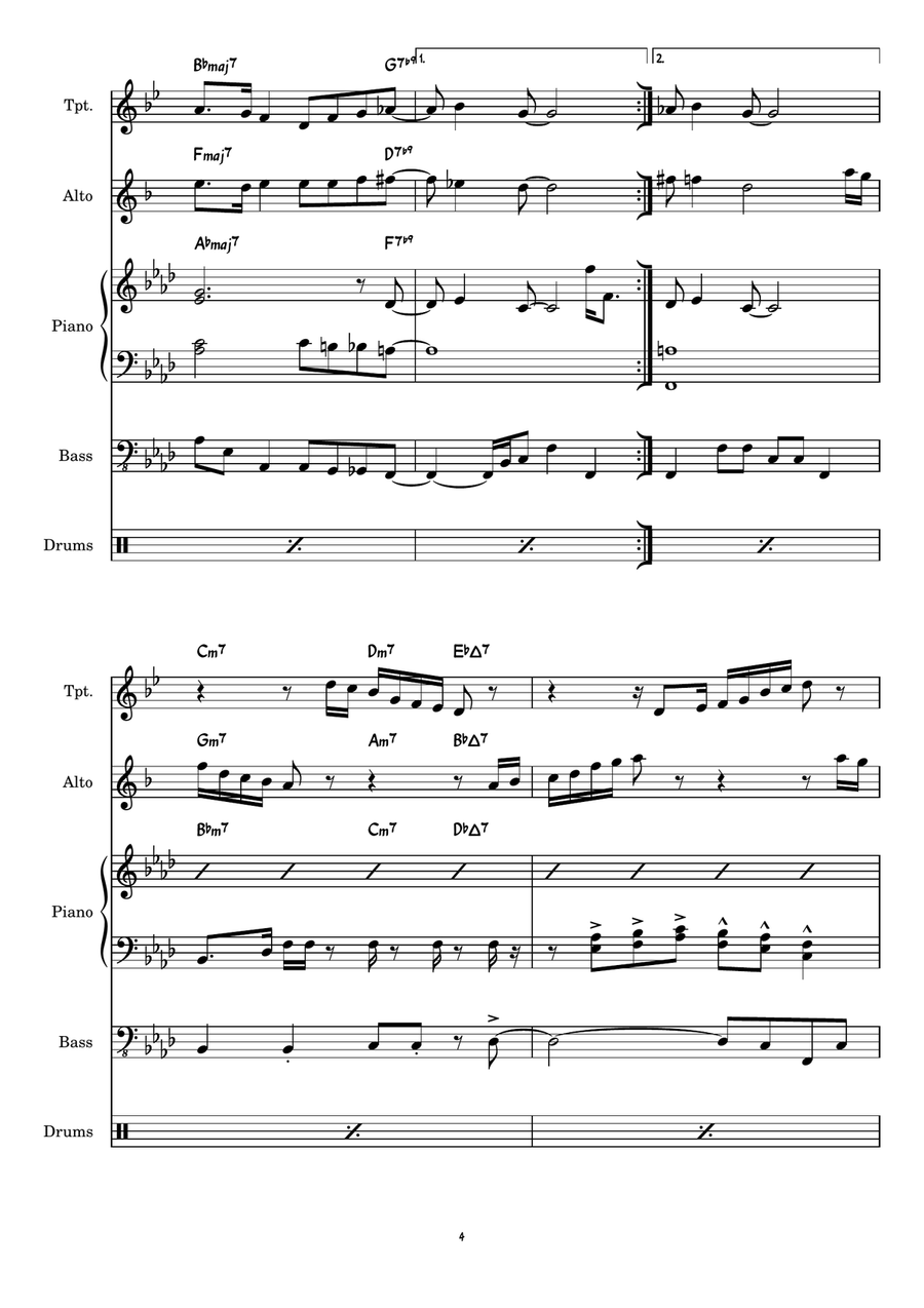 Strasbourg / St. Denis Jazz Ensemble scores gallery preview page 4