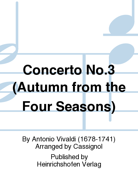 Concerto No. 3 (Autumn from the Four Seasons)