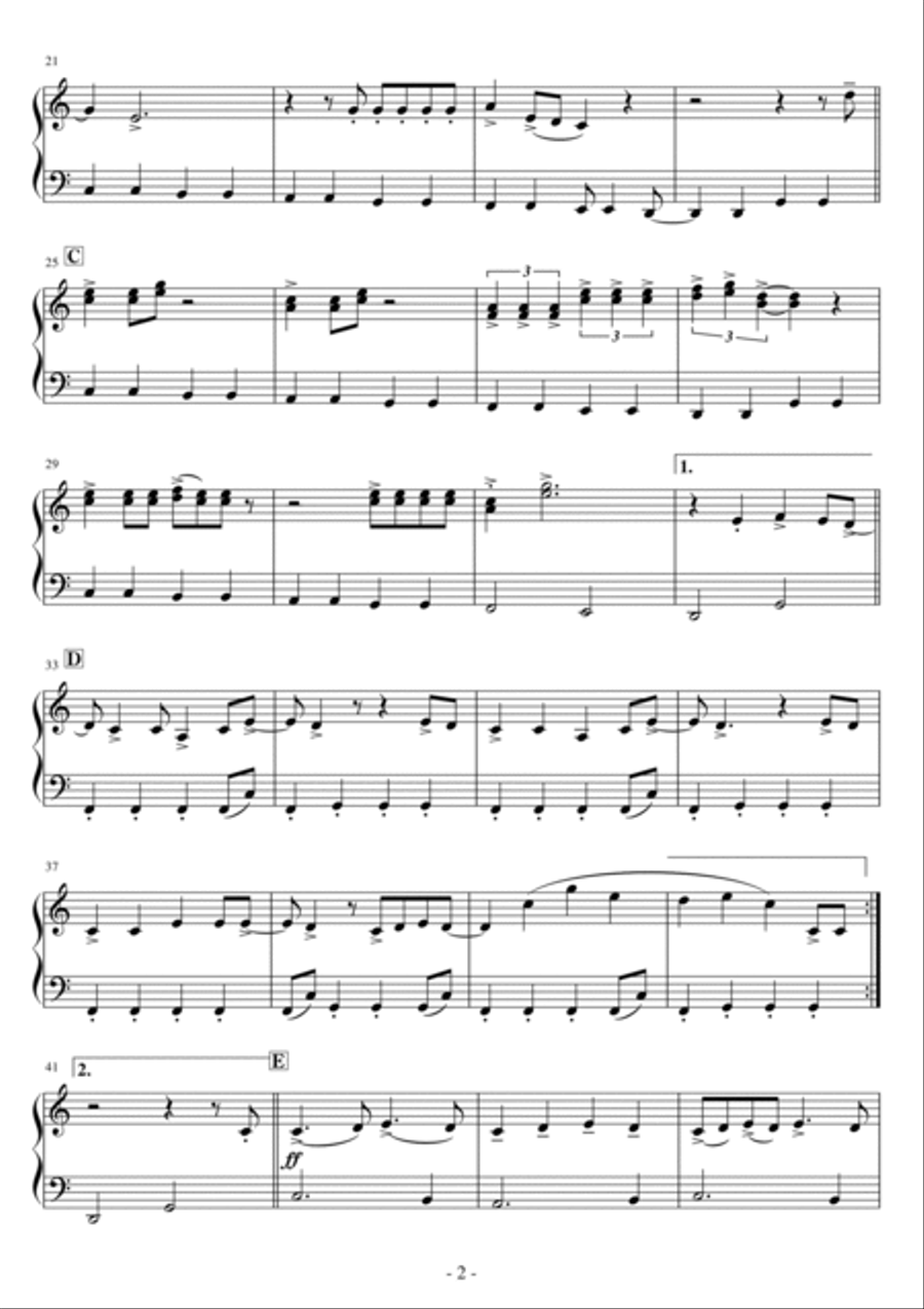 Some Kind Of Christmas Easy Piano scores gallery preview page 2