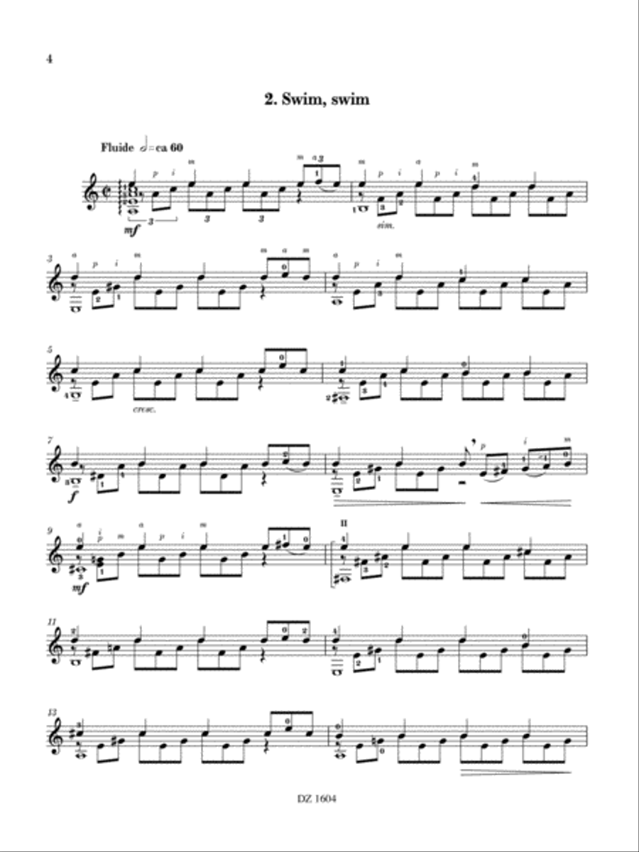 Dunes Dunes Classical Guitar scores gallery preview page 4