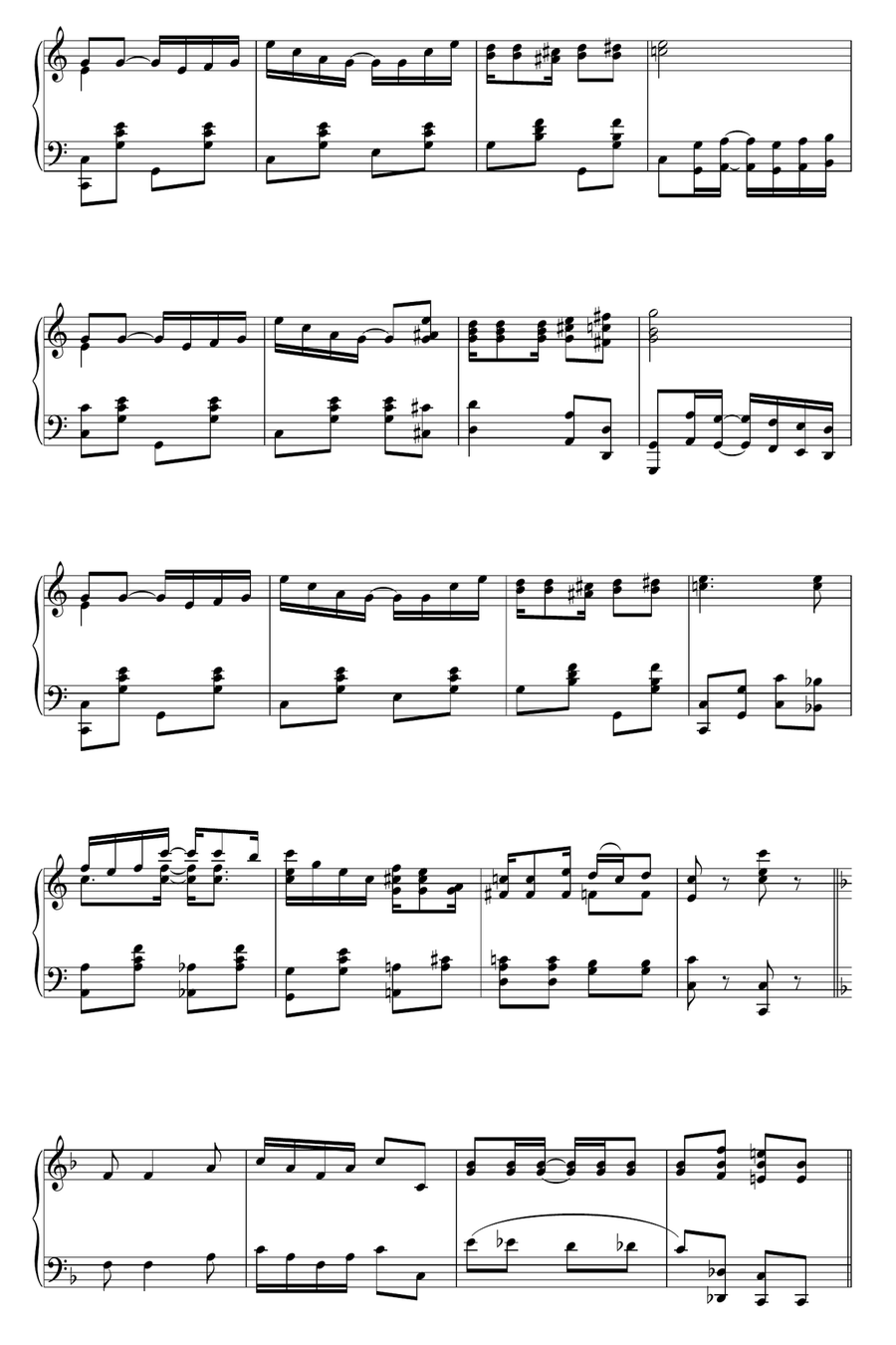 The Strenuous Life Piano Solo scores gallery preview page 3