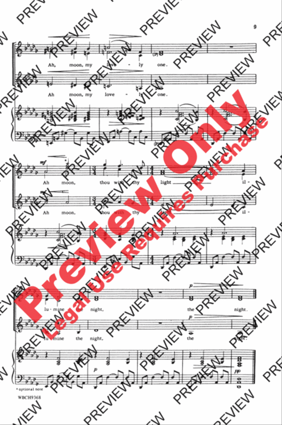 Three Spanish Ballades Women's Choir scores gallery preview page 9